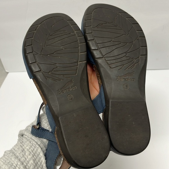 Dansko Rowan Navy Milled Nubuck Mary Jane women’s shoe size 6.5-7 (37) - Picture 7 of 10